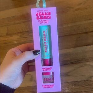 NWT Trader Joe’s Jelly Bean Flavored Lip Duo and Overnight Lip Mask
